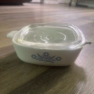 Corningware Casserole Dish Blue Cornflower
